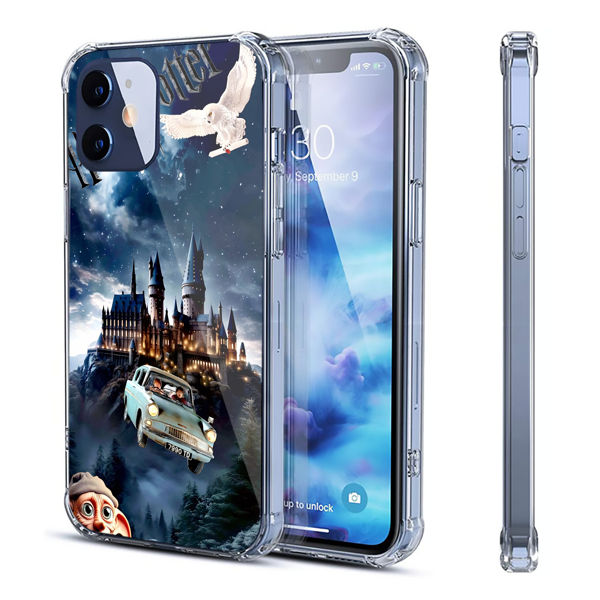 （画像用） Harry Potter ハリー・ポッターシリーズ 【iPhone 12シリーズ対応】透明スマホケース（クリアソフトケース）